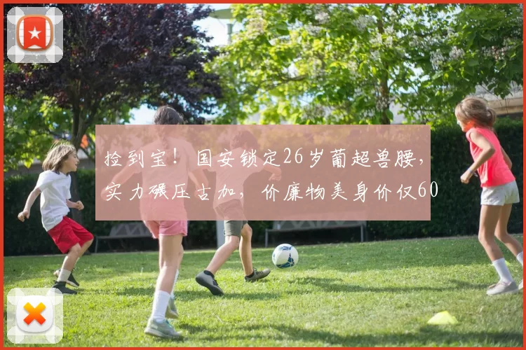 捡到宝!国安锁定26岁葡超兽腰,实力碾压古加,价廉物美身价仅60万欧